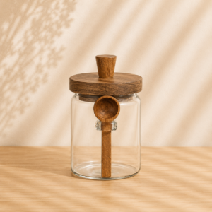Frasco Natura con Cuchara de Acacia